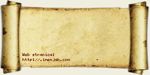 Hana Josifović vizit kartica